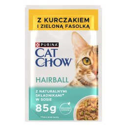 PURINA NESTLE PURINA Cat Chow Hairball kurczak i fasola - mokra karma dla kota - 4x85g