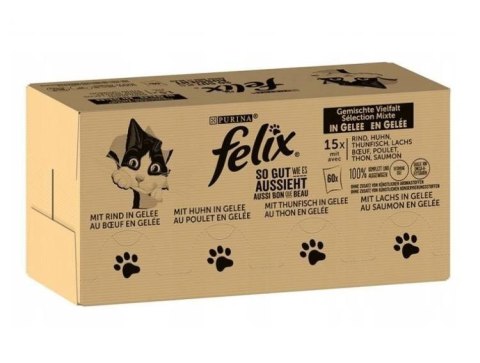 PURINA NESTLE PURINA Felix MIX Smaków - mokra karma dla kota - 120x85 g