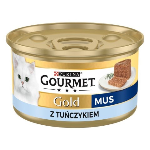 PURINA NESTLE PURINA Gourmet Gold Mus z tuńczykiem - mokra karma dla kota - 85 g