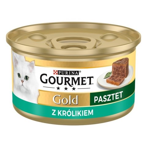 PURINA NESTLE Purina Gourmet Gold królik - mokra karma dla kota - 85 g