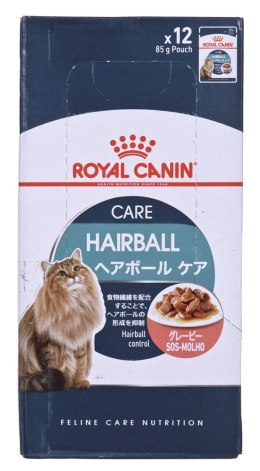 Royal Canin ROYAL CANIN FCN Hairball Care w sosie - mokra karma dla kota dorosłego - 12x85g