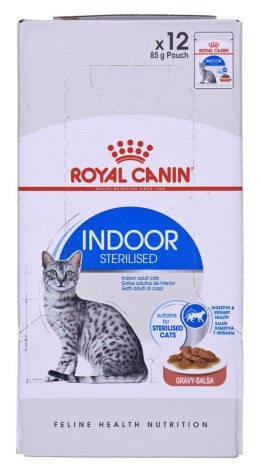 Royal Canin ROYAL CANIN FHN Indoor w sosie - mokra karma dla kota dorosłego - 12x85g