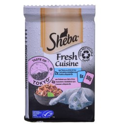 Sheba SHEBA Mini Fresh Cuisine Taste of Tokyo - mokra karma dla kota - 6x50 g