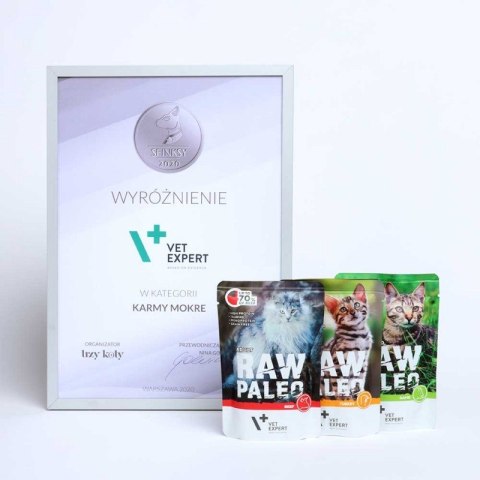VetExpert VetExpert Raw Paleo adult cat - Indyk saszetka 100g VetExpert VetExpert Raw Paleo adult cat - Indyk saszetka 100g