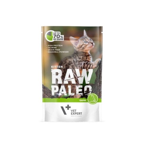 VetExpert VetExpert Raw Paleo kitten - Dzik saszetka 100g