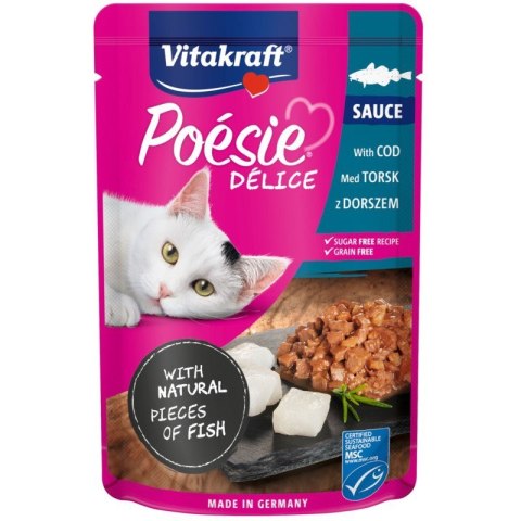 Vitakraft VITAKRAFT POESIE DELICE dorsz dla kota 85g