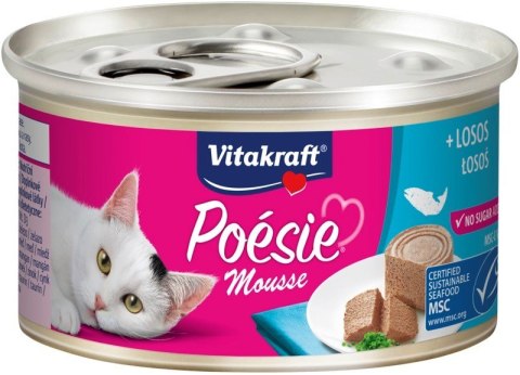 Vitakraft VITAKRAFT POESIE MUS łosoś karma dla kota 85g