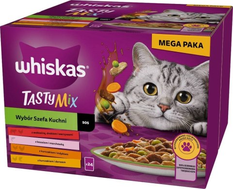 Whiskas WHISKAS Adult Wybór Szefa Kuchni w sosie 24x85g