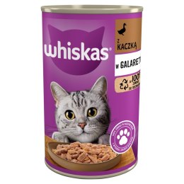 Whiskas WHISKAS Adult z Kaczką w galaretce - mokra karma dla kota - 400 g