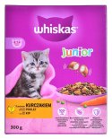 Whiskas WHISKAS Junior z kurczakiem - sucha karma dla kota - 300 g