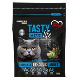 BIOFEED BIOFEED TASTY CATS LIFE STERILISED WITH SALMON 600G