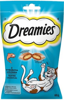 Dreamies DREAMIES - przysmak dla kota z łososiem 60 g