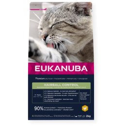 EUKANUBA EUKANUBA Adult Hairball Control chicken - sucha karma dla kota - 2 kg