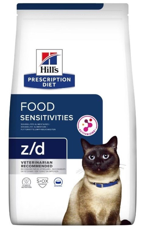 Hill's HILL'S Prescription Diet Feline Food Sensitivities Z/D - sucha karma dla kota - 1,5 kg