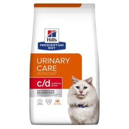 Hill's HILL'S Prescription Diet Urinary Care Feline c/d Multicare Stress Chicken - sucha karma dla kota - 8 kg