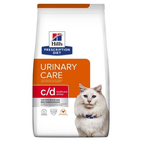 Hill's HILL'S Prescription Diet Urinary Care Feline c/d Multicare Stress Chicken - sucha karma dla kota - 8 kg