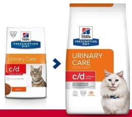 Hill's HILL'S Prescription Diet Urinary Care Feline c/d Multicare Stress Chicken - sucha karma dla kota - 8 kg