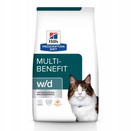 Hill's Hill's Prescription Diet Feline w/d Multi-Benefit - sucha karma dla kota - 3 kg