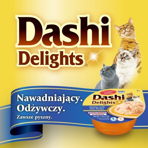 INABA INABA DASHI DELIGHTS Łosoś 70g bulion dla kota INABA INABA DASHI DELIGHTS Łosoś 70g bulion dla kota