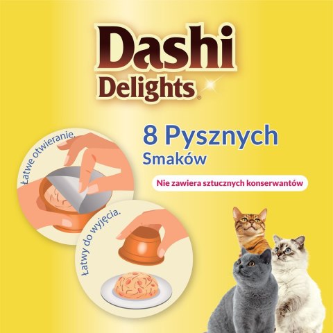 INABA INABA DASHI DELIGHTS Łosoś 70g bulion dla kota INABA INABA DASHI DELIGHTS Łosoś 70g bulion dla kota