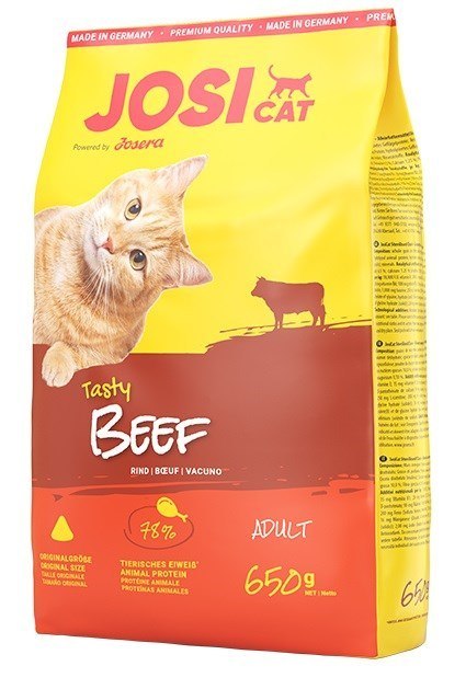 JOSERA JOSERA JosiCat Tasty Beef - sucha karma dla kota - 650 g