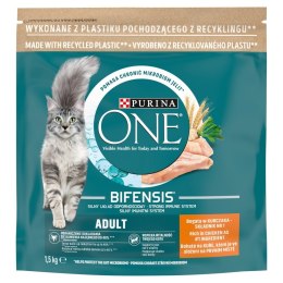 PURINA NESTLE PURINA One Bifensis Adult Kurczak - sucha karma dla kota - 1,5 kg