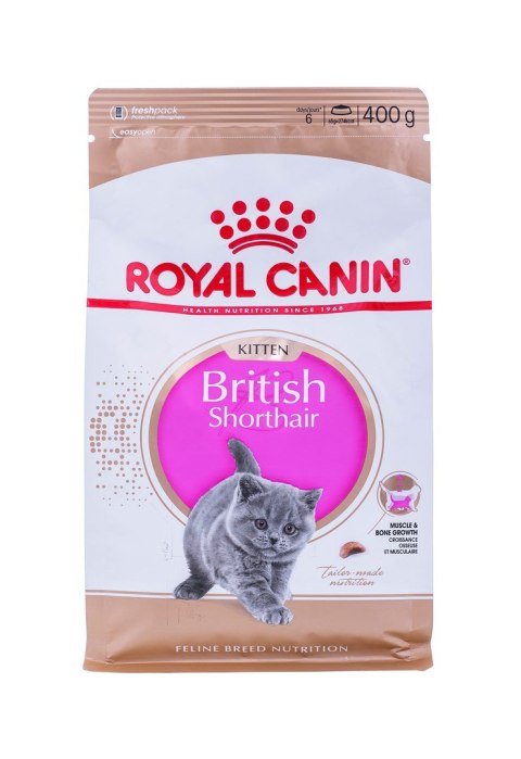 Royal Canin ROYAL CANIN British Shorthair Kitten 0,4kg Royal Canin ROYAL CANIN British Shorthair Kitten 0,4kg
