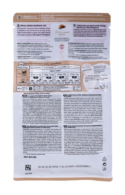 Royal Canin ROYAL CANIN British Shorthair Kitten 0,4kg Royal Canin ROYAL CANIN British Shorthair Kitten 0,4kg