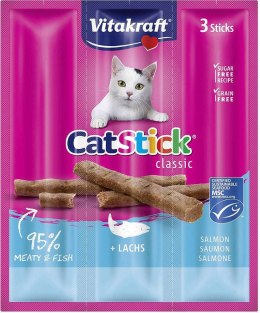 Vitakraft VITAKRAFT Cat Stick Mini - przysmak dla kota smak: łosoś/pstrąg 3szt./18g