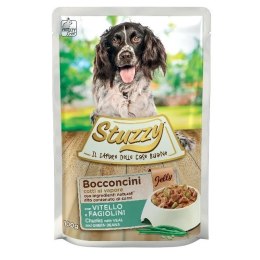 Agras Pet Foods STUZZY dla psów Chunks Cielęce z Zieloną Fasolką 100g