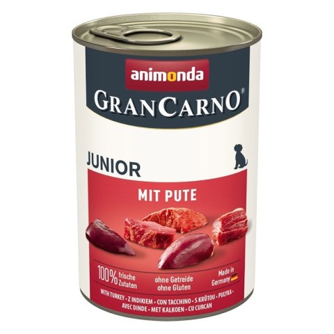 Animonda ANIMONDA GranCarno Junior z indykiem 400g