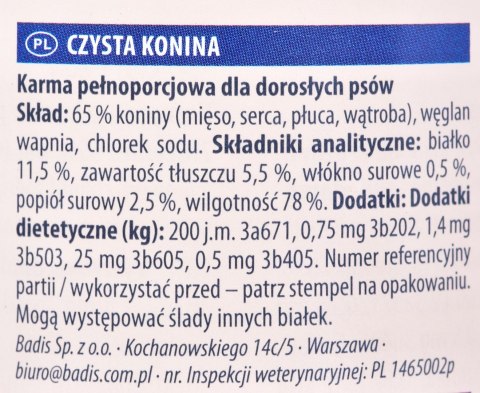 Animonda ANIMONDA GranCarno Single Protein konina - mokra karma dla psa - 400g Animonda ANIMONDA GranCarno Single Protein konina - mokra karma dla psa - 400g