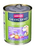 Animonda ANIMONDA GranCarno Superfoods jagnięcina - mokra karma dla psa - 800g