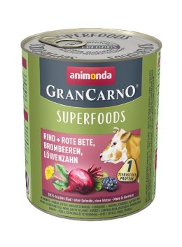 Animonda ANIMONDA GranCarno Superfoods wołowina burak - mokra karma dla psa - 800g