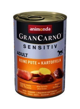 Animonda ANIMONDA Grancarno Sensitiv indyk z ziemniakami - mokra karma dla psa - 400g