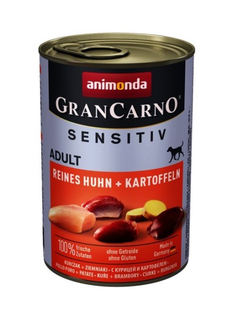 Animonda ANIMONDA Grancarno Sensitiv kurczak z ziemniakami - mokra karma dla psa - 400g