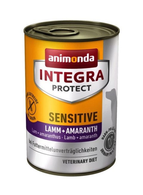 Animonda ANIMONDA Integra Protect Sensitive jagnięcina z amarantusem - mokra karma dla psa - 400g