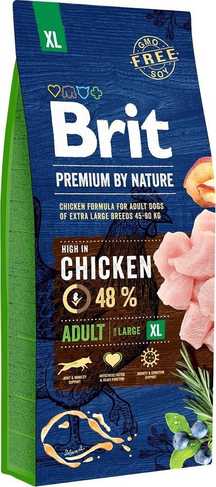 Brit BRIT Premium by Nature Adult XL - sucha karma dla psów dorosłych dużych ras - 15 kg