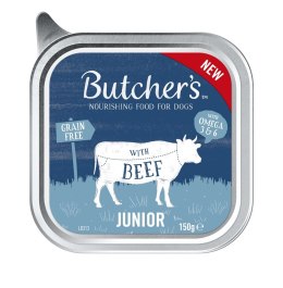 Butcher's Butcher's Original Junior mix smaków karma dla szczeniąt pasztet 4 x 150g