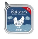 Butcher's Butcher's Original Junior mix smaków karma dla szczeniąt pasztet 4 x 150g