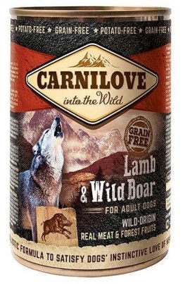 CARNILOVE CARNILOVE Into the Wild Lamb&Wild Boar - mokra karma dla psa - 400 g