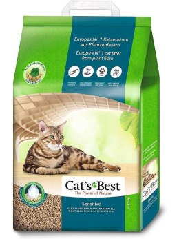 Cat's Best Cat's Best Sensitive - żwirek drewniany dla kota - 20 l