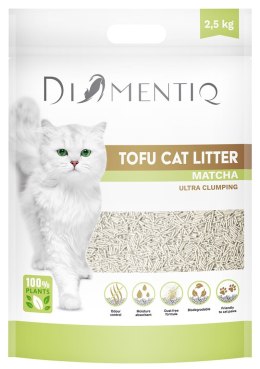 DIAMENTIQ DIAMENTIQ Żwirek Tofu zbrylający 2,5 kg MATCHA