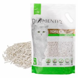 DIAMENTIQ DIAMENTIQ Żwirek Tofu zbrylający 4 kg NATURALNY