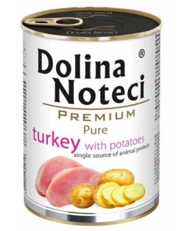 DOLINA NOTECI DOLINA NOTECI Premium Pure bogata w indyka z ziemniakami - mokra karma dla psa - 400g