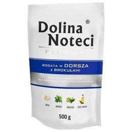 DOLINA NOTECI DOLINA NOTECI Premium bogata w dorsza z brokułami - mokra karma dla psa - 500g