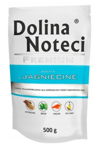 DOLINA NOTECI DOLINA NOTECI Premium bogata w jagnięcinę - mokra karma dla psa - 500 g