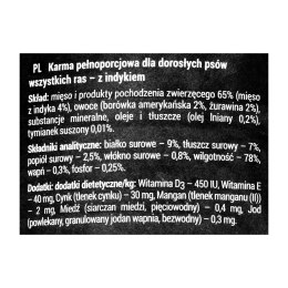 DOLINA NOTECI DOLINA NOTECI Rafi z indykiem, żurawiną i borówką - mokra karma dla psa - 400g