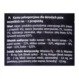 DOLINA NOTECI DOLINA NOTECI Rafi z przepiórką, borówką i żurawiną - mokra karma dla psa - 400g