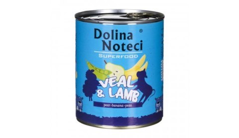 DOLINA NOTECI DOLINA NOTECI Superfood z cielęciną i jagnięciną - mokra karma dla psa - 800 g